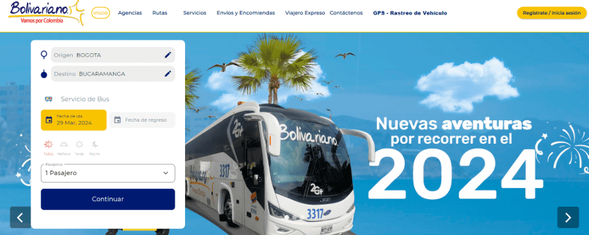 Comprar tiquetes de bus rápido