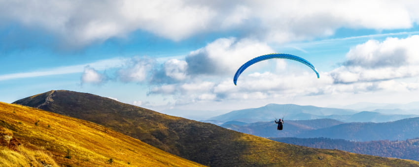 Actividades turisticas de aventura parapente